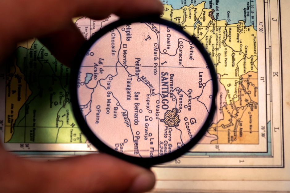 Compass under the magnifying glass