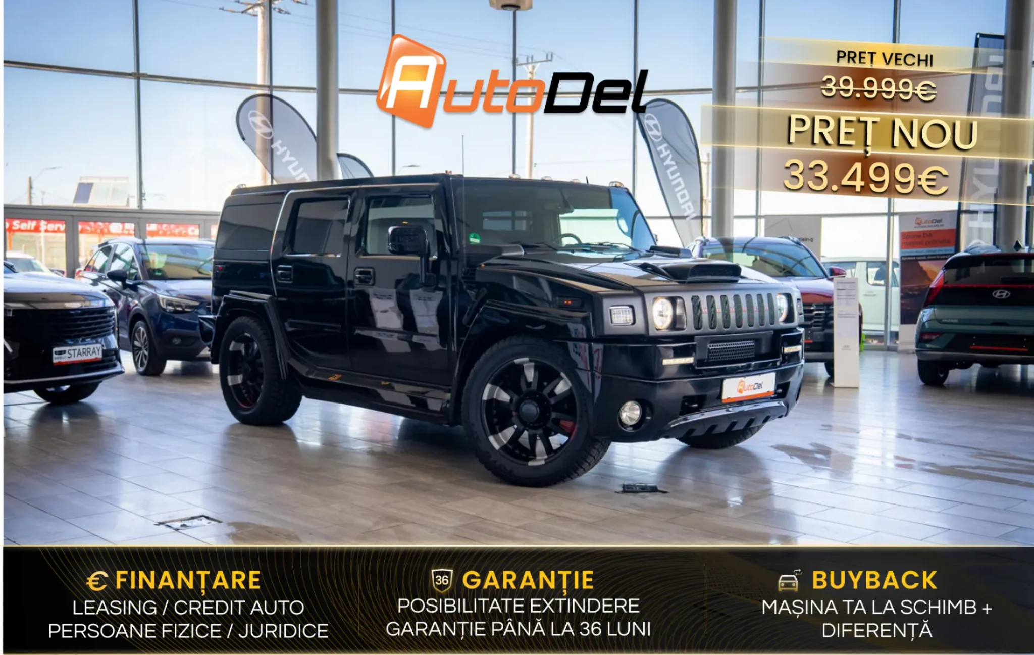 Hummer H2 GT 6.0 V8 Supercharged "GT BLACK EDITION"