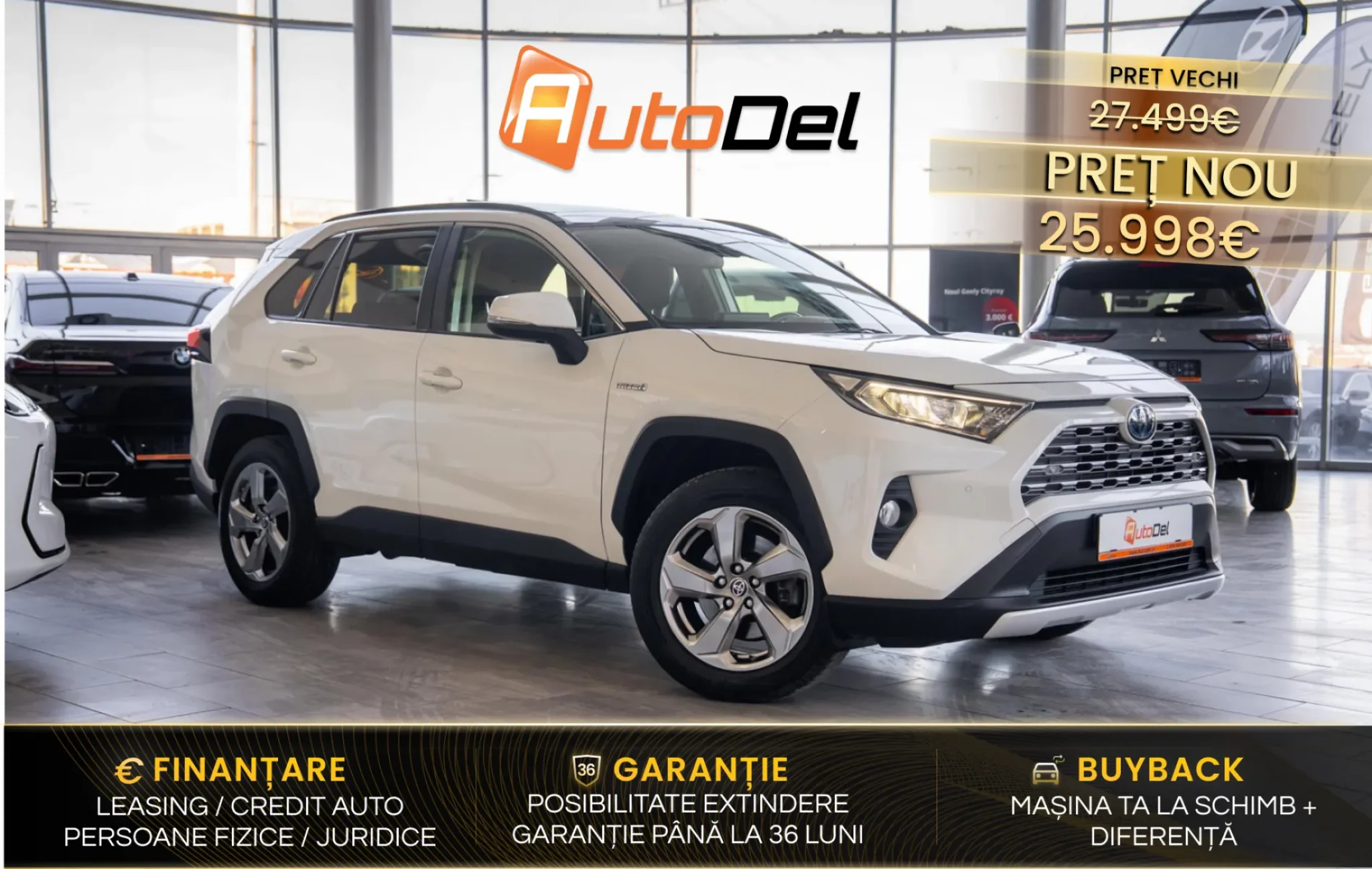Toyota Rav4 2.5 VVT-i Hybrid Dynamic Plus 4x4 E-CV