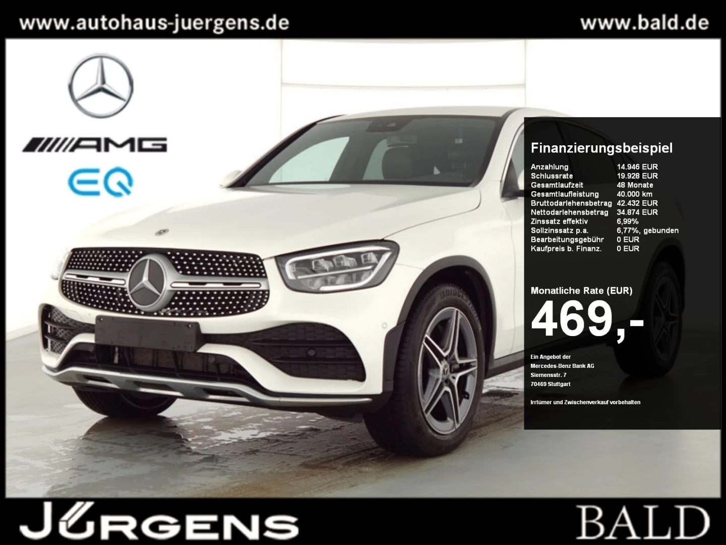 GLC 200 4M Coupé AMG-Sport Navi LED Cam Designo