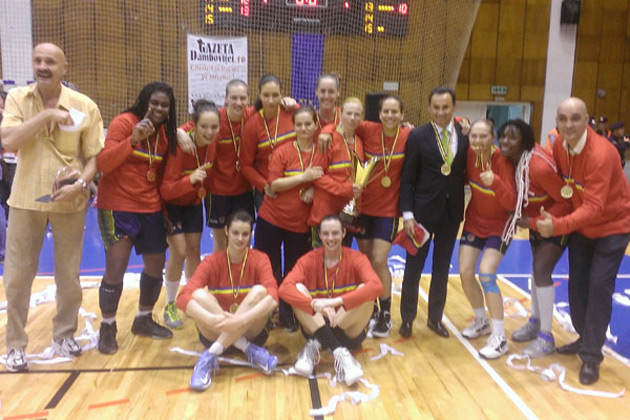 Felicitări campioanelor de la Arad 8 Univ. ICIM Goldiș s-a impus la Târgoviște în meciul decisiv, scor 85-82