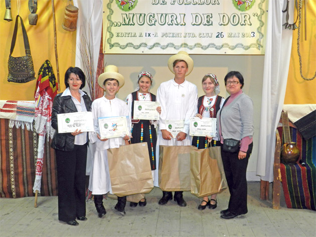 Muguraşii Moftinului, premianţi la Festivalul Muguri de Dor  de la Poieni