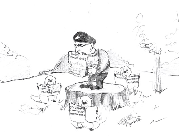 Castorică, patron  de fermă mică