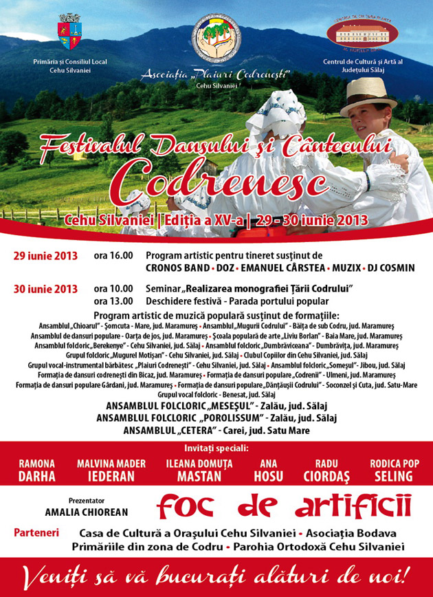 Festivalul dansului şi cântecului codrenesc, la a XV-a ediţie