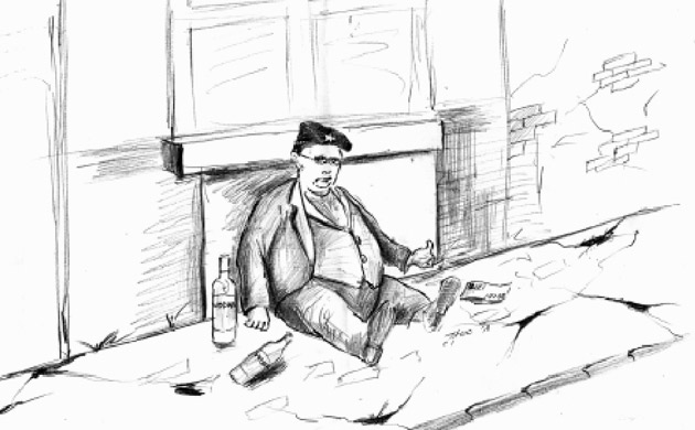 Castorică, cerşetor pentru una mică