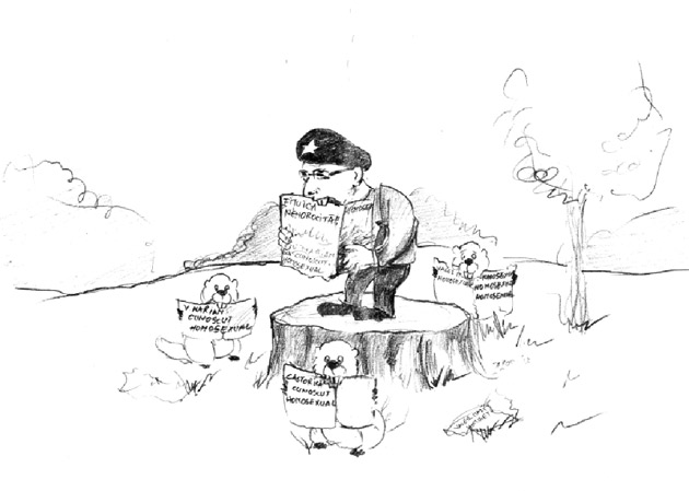 Castor răzbunător  pe degeaba