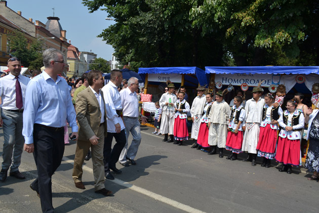 Demonstraţii sportive, defilarea oficialităţilor,  premierea pălincarilor şi vizitarea standurilor