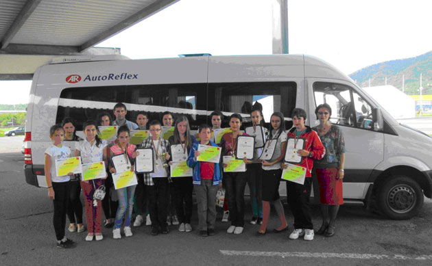 Elevul David Coroian, laureatul Olimpiadei Satelor din Transilvania