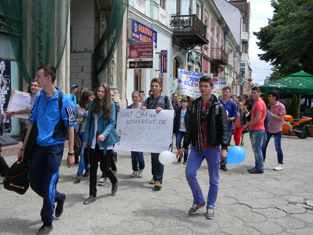 Marş pentru promovarea  valorilor civice