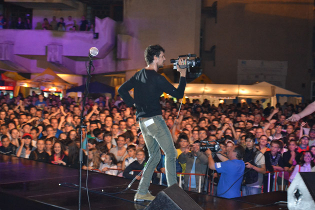 Atmosferă de senzaţie în centrul Sătmarului