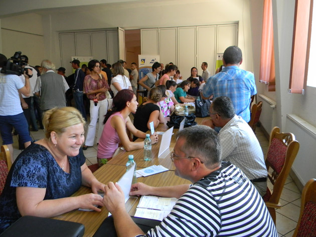 Circa 150 de participanţi la Bursa specială  a locurilor de muncă