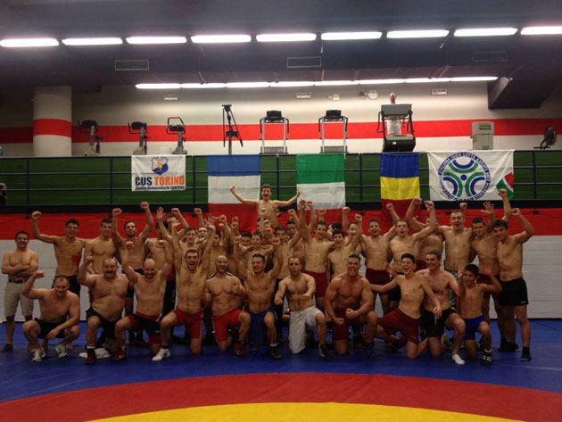 Luptătorii sătmăreni au participat la un stagiu de pregătire la Torino