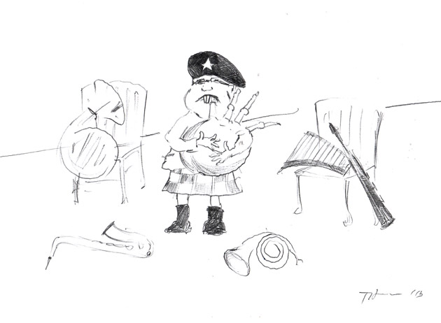 Castorică trece  la cimpoiul cu bile