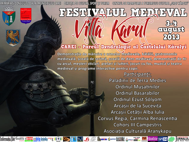 Festivalul Medieval de la Carei, la prima ediţie