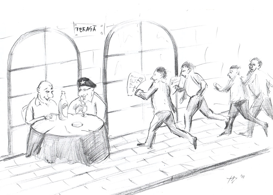 Slugile lui Castorică, prinse cu ocaua mică