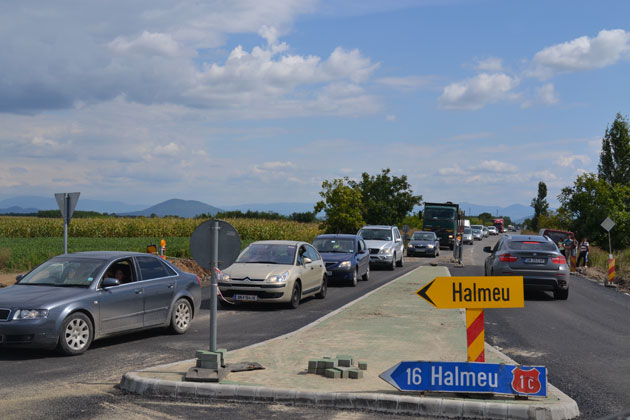 Trafic îngreunat la Furdulău
