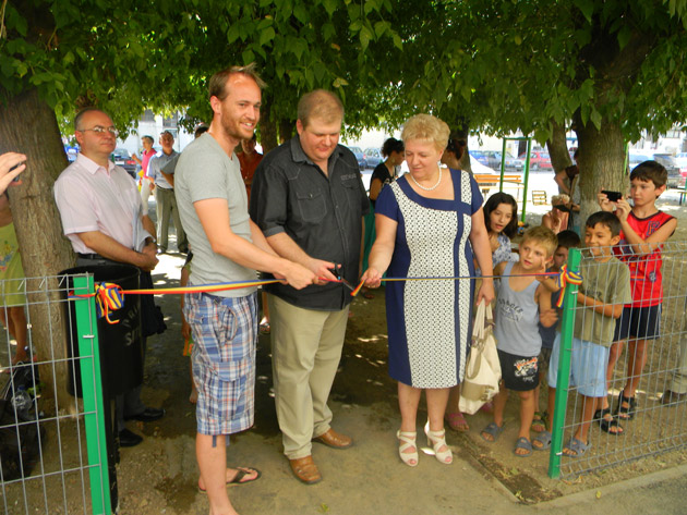 Loc de joacă ecologic pentru copii, inaugurat ieri în Soarelui
