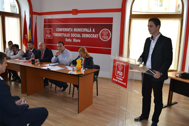 Ionuţ Bujor, noul preşedinte al TSD municipal Satu Mare