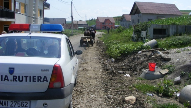 Un bărbat s-a accidentat grav după ce a căzut din căruţă