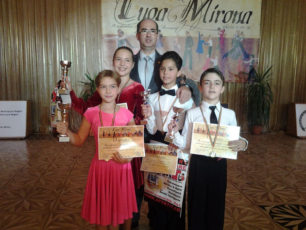 Dans sportiv / Pe podium la Cupa Mirona