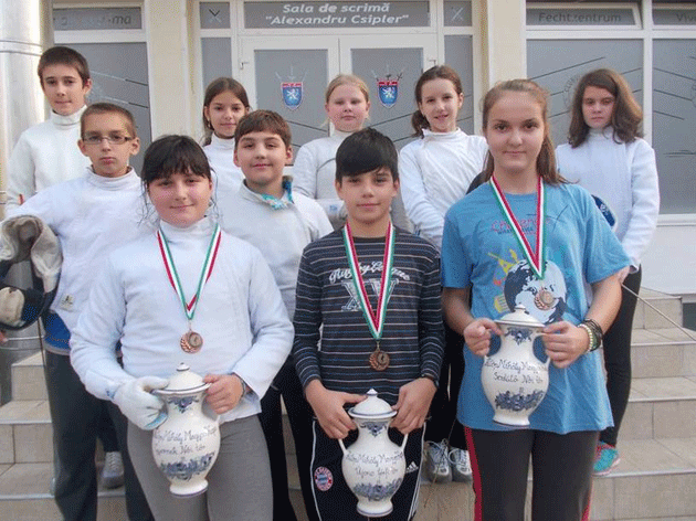 Floretiştii sătmăreni au dominat Memorialul Mihaly Fulop