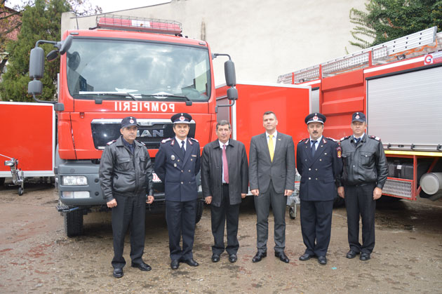 Autospecială performantă în dotarea pompierilor sătmăreni