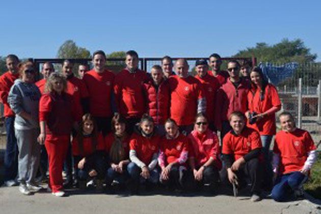 Adăpostul de câini, igienizat de tineri social democraţi sătmăreni