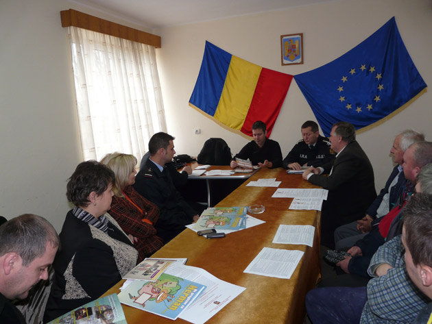 Localnicii din Beltiug, informaţi despre situaţiile  de urgenţă