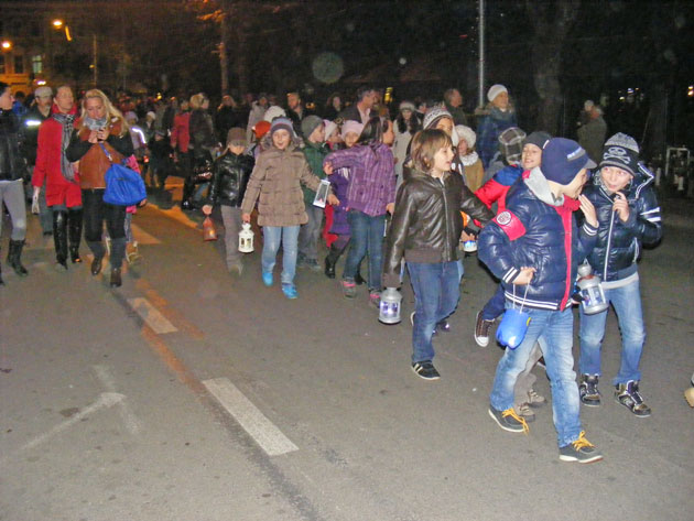 Marş caritabil  de sărbătoarea Sfântului Martin