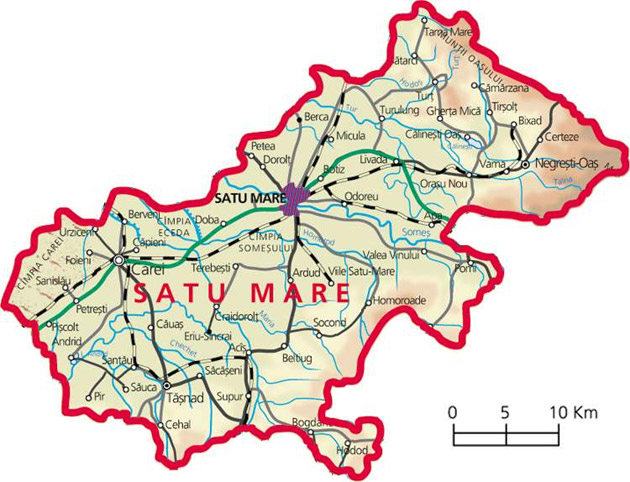 Judeţul Satu Mare VREA o NOUĂ înfrăţire. VEZI cu ce judeţ din UNGARIA