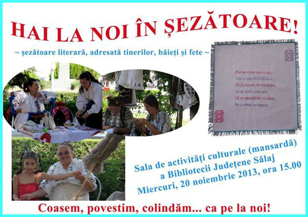 Șezătoare literară la Biblioteca din Zalău