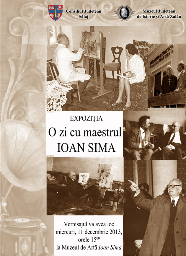 Expoziție a lucrărilor pictorului Ioan Sima la Muzeul care îi poartă numele