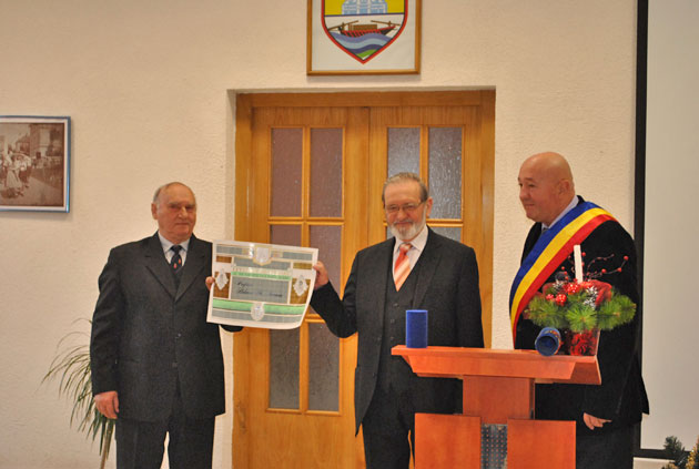 Helmut M. Berner, primul şvab cetăţean de onoare al Sătmarului