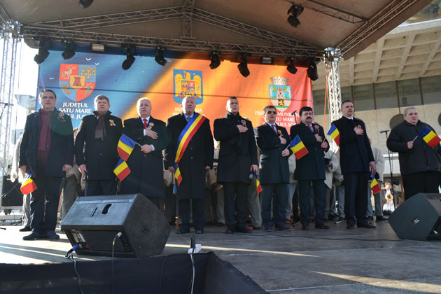 Inima sătmărenilor a bătut în trei culori