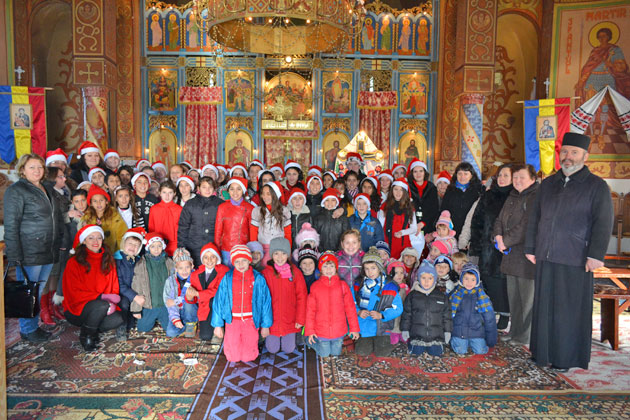 Serbare de Crăciun la biserica din Gelu