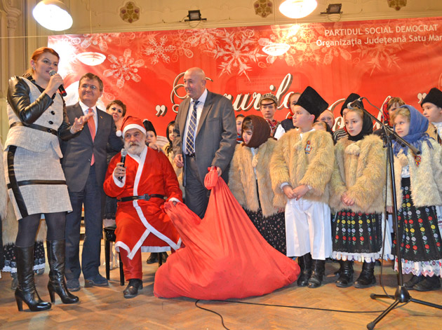 Moşul PSD a făcut fericiţi peste o mie de copii