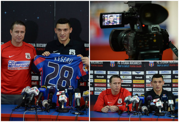 Keşeru a fost prezentat oficial la Steaua