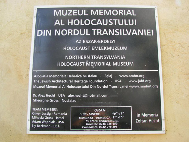 Ziua Internaţională de Comemorare a Holocaustului, marcată și la Şimleu Silvaniei