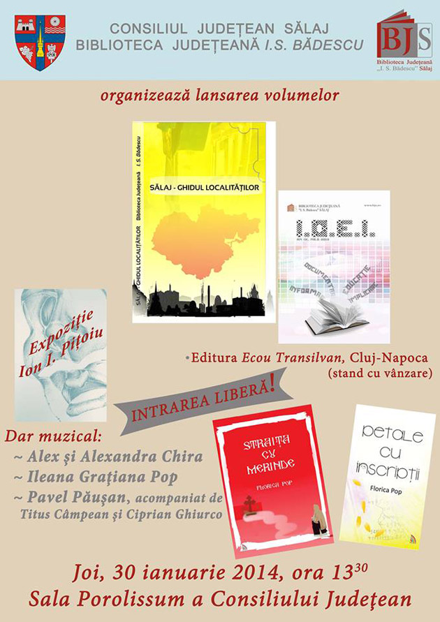 Triplă lansare de carte, la Zalău