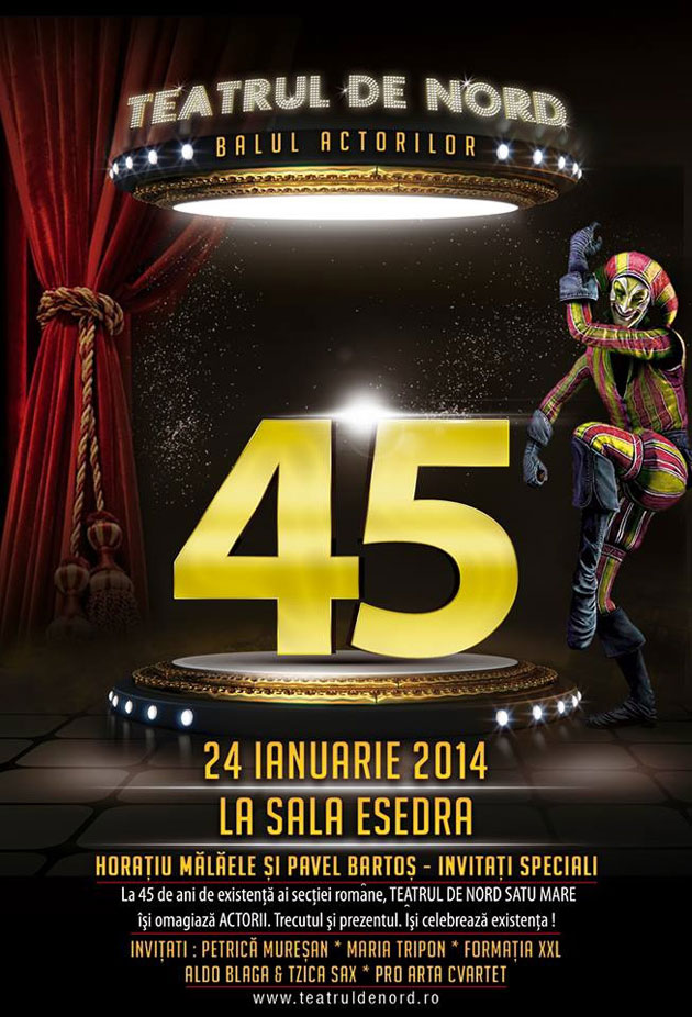 Horaţiu Mălăele şi Pavel Bartoş, la Balul Actorilor