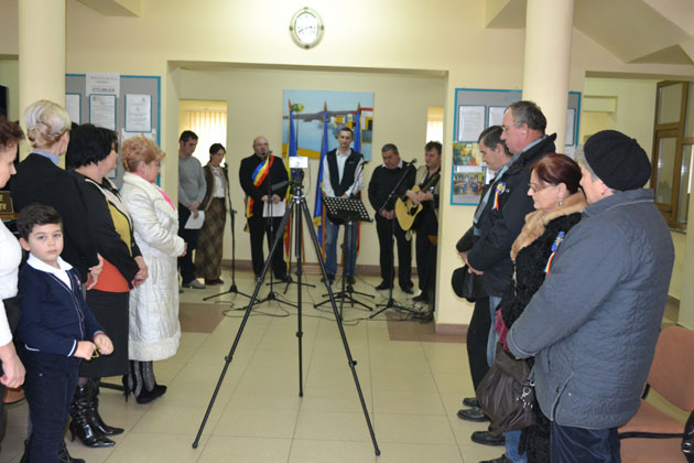 Ziua Unirii, sărbătorită în holul Primăriei la Odoreu