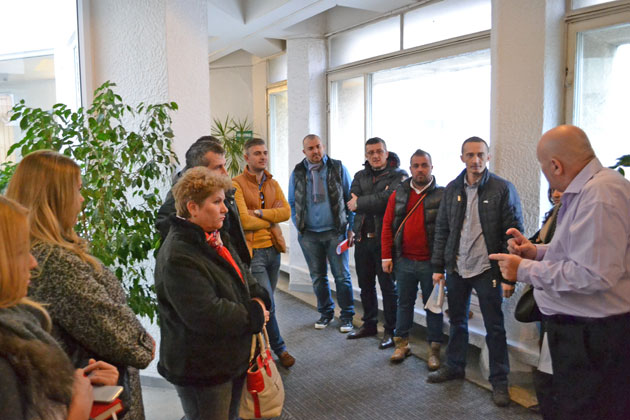 Gata cu terasele multicolore în centrul Sătmarului