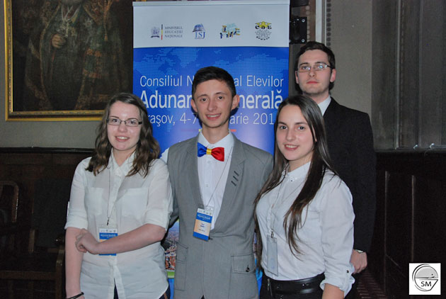 Delegaţie sătmăreană la Consiliul Naţional al Elevilor