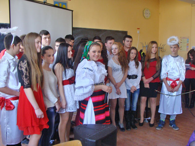 Dragobetele, sărbătorit de elevii Colegiului Economic “Gheorghe Dragoş”