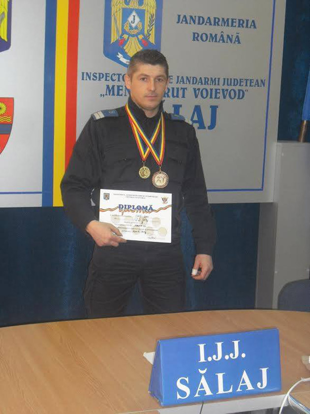 Jandarm sălăjean dublu medaliat la campionatul de karate organizat de Ministerul Afacerilor Interne
