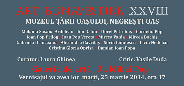 “Art Bunavestire”, eveniment   reprezentativ pentru Negreşti