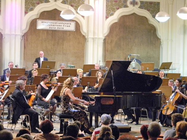 Concert superb al pianistei Georgiana Fodor  la Filarmonică