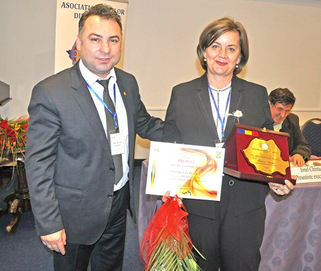 Aurelia Fedorca, cel mai gospodar  primar din ţară