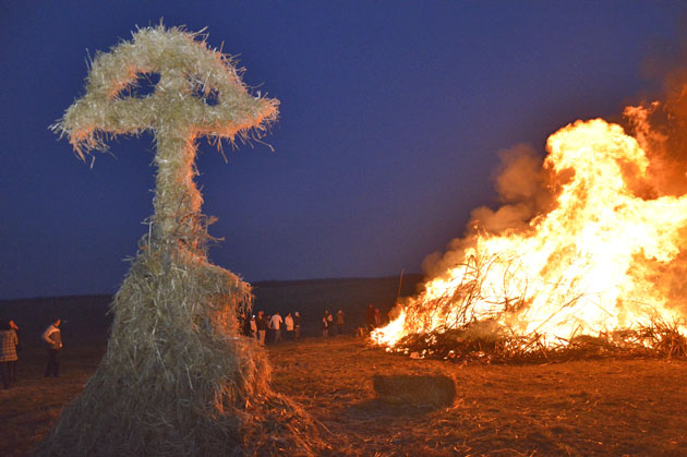 Şvabii din Ardud au alungat iarna