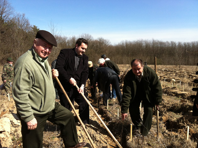 Acţiune de împădurire în Ocolul Silvic “Codrii Sătmarului”